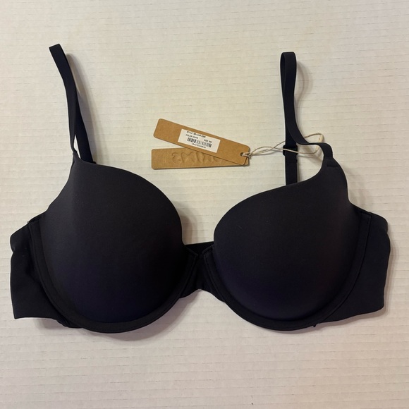 SKIMS NWT Fits Everybody Push Up Demi Bra 38D in Onyx - Picture 5 of 5
